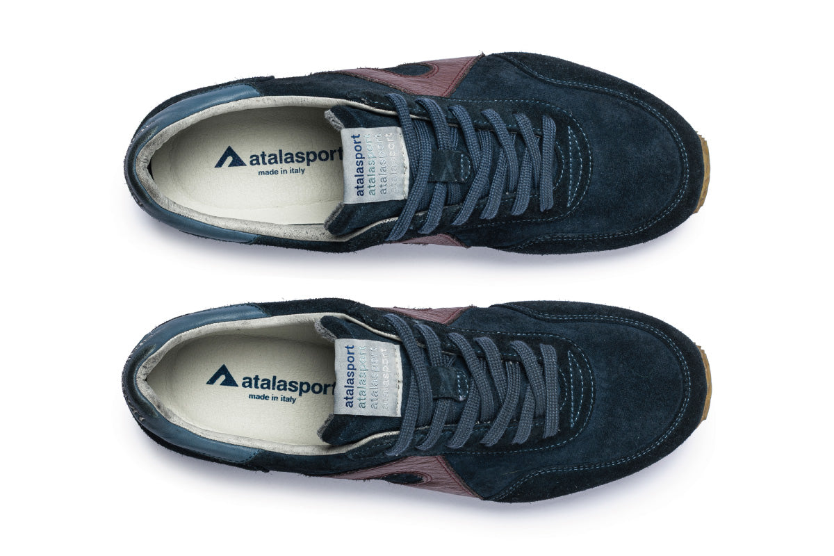 Super Suede Dirty - Dark Denim / Wine