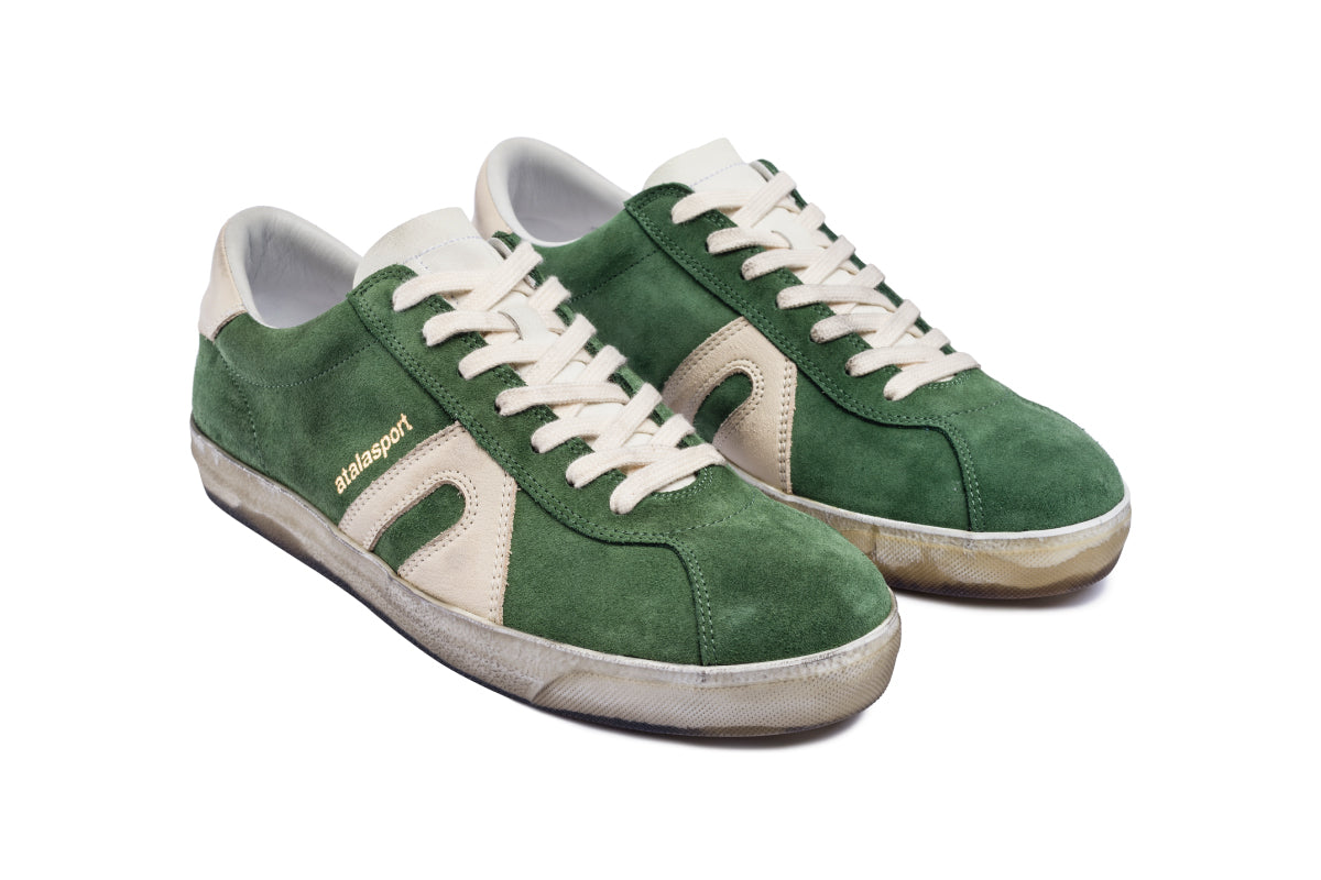 Star Suede - Basil / Cream
