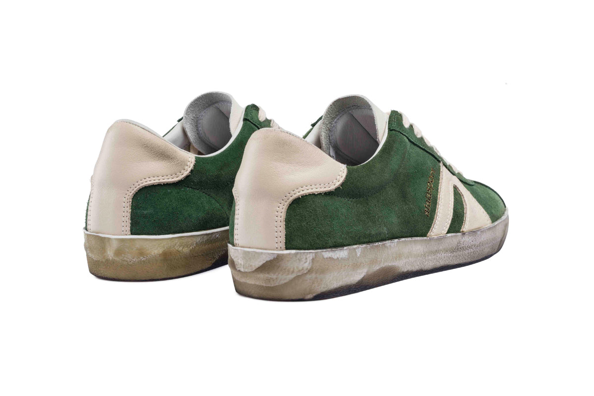 Star Suede - Basil / Cream