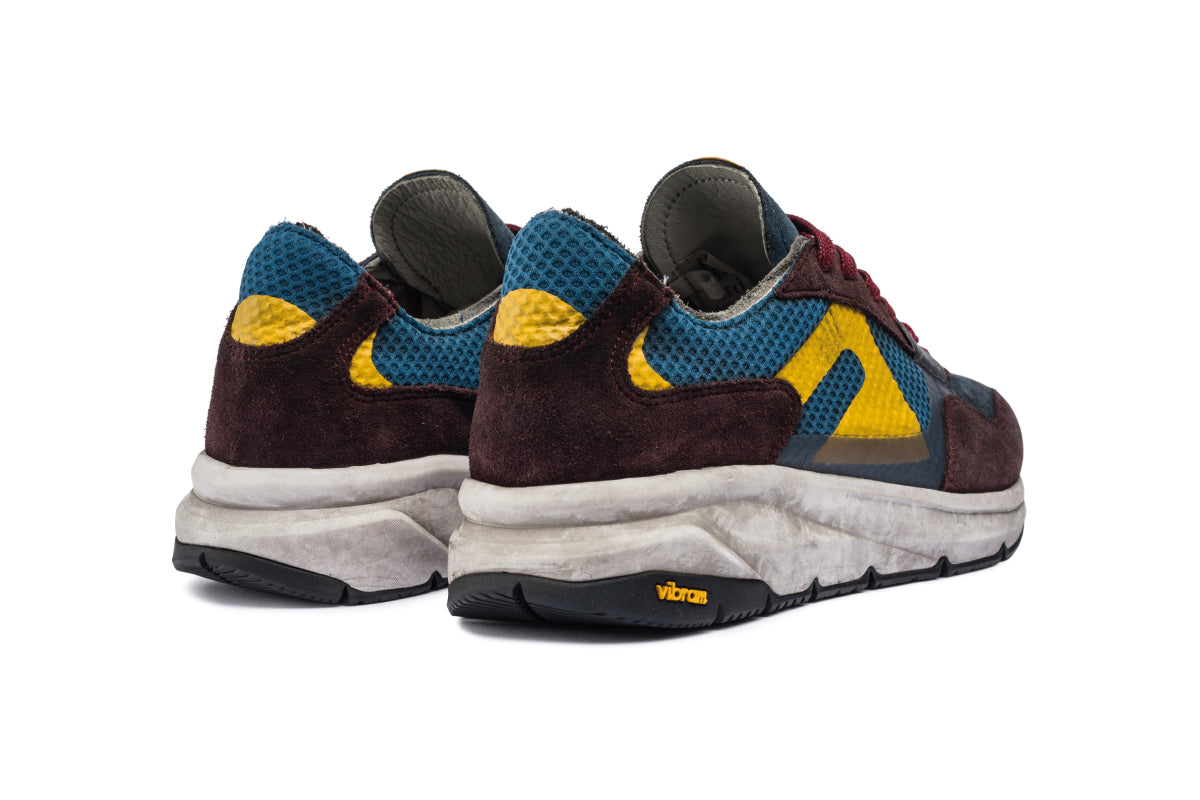 F300 Dirty Vibram - Wine / Blue Denim