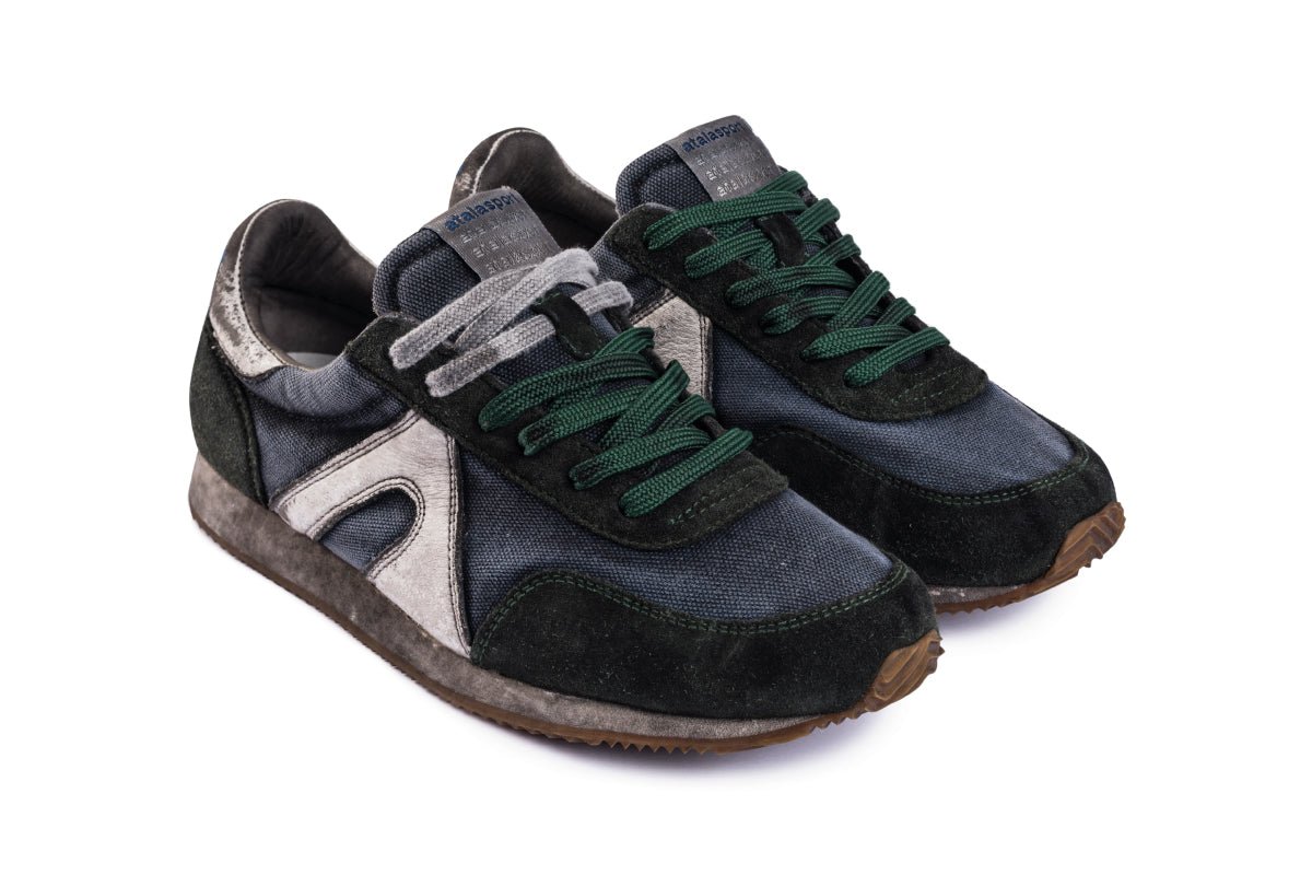 Super Canvas Dirty - Blue Denim / Forest Green - atalasport