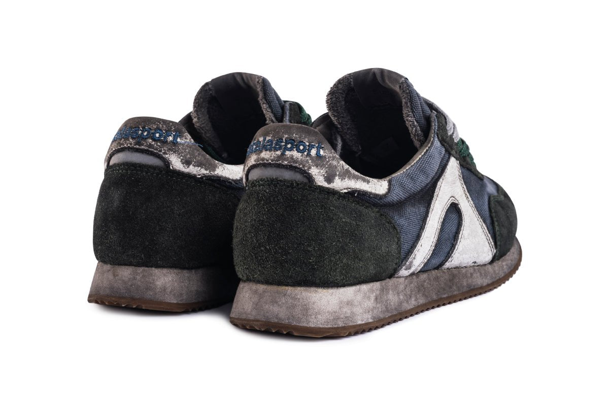 Super Canvas Dirty - Blue Denim / Forest Green - atalasport