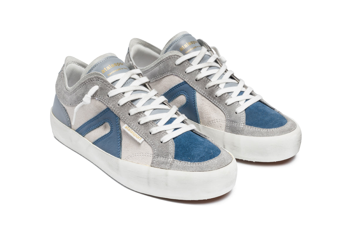 Time Suede - White / Denim