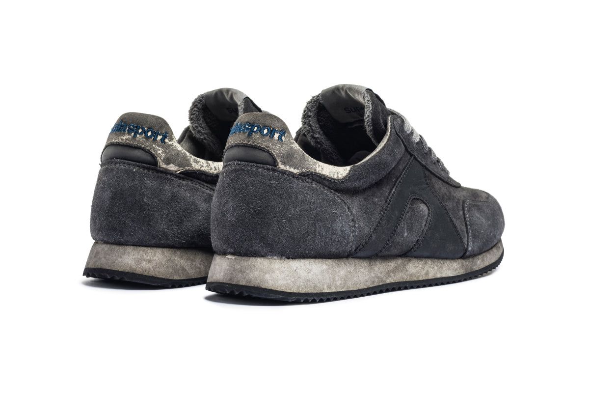 Super Suede Dirty - Dark Grey / Black