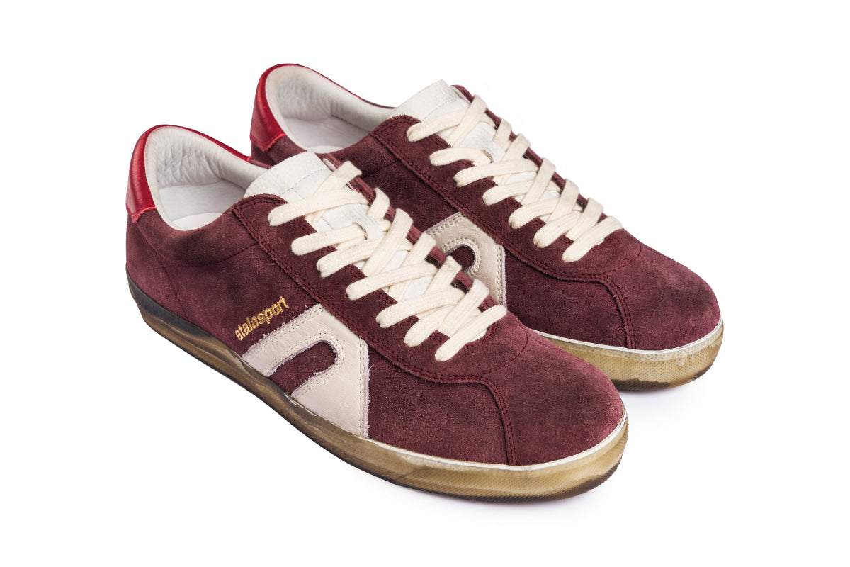 Star Suede - Wine / Cream