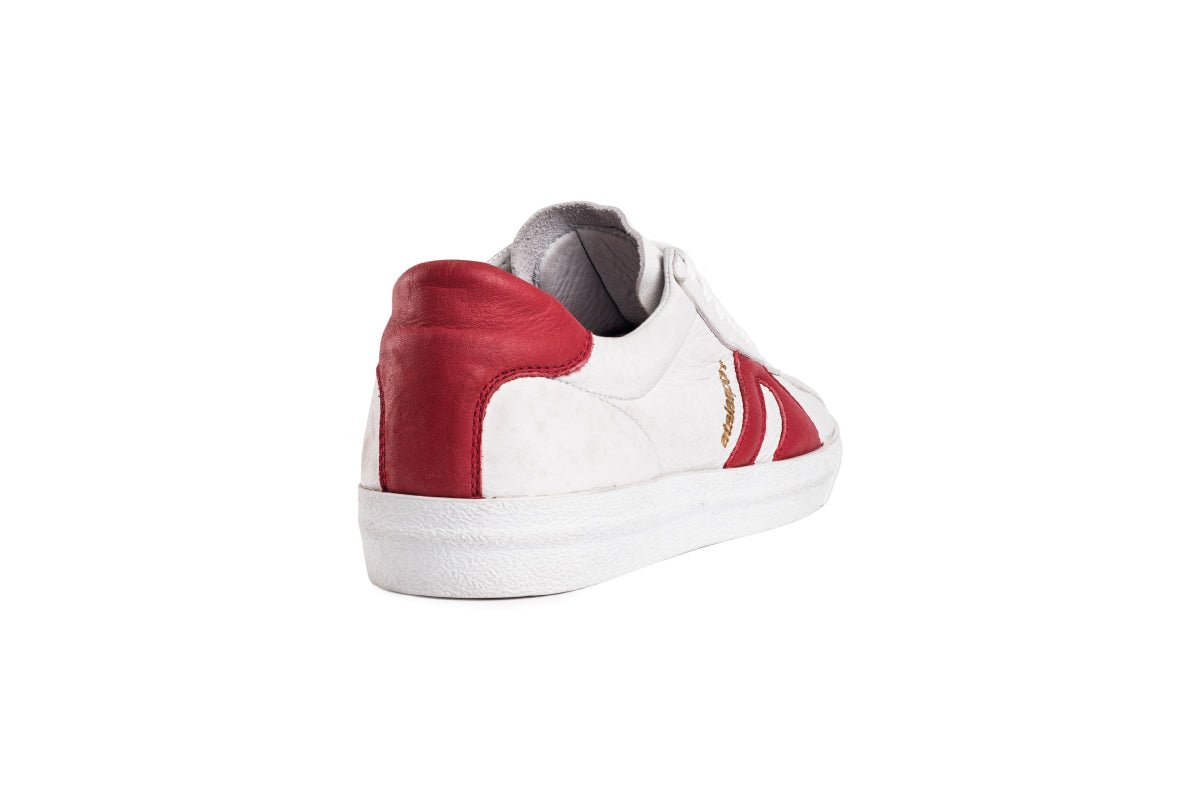 Star Leather - White / Ruby Red - atalasport